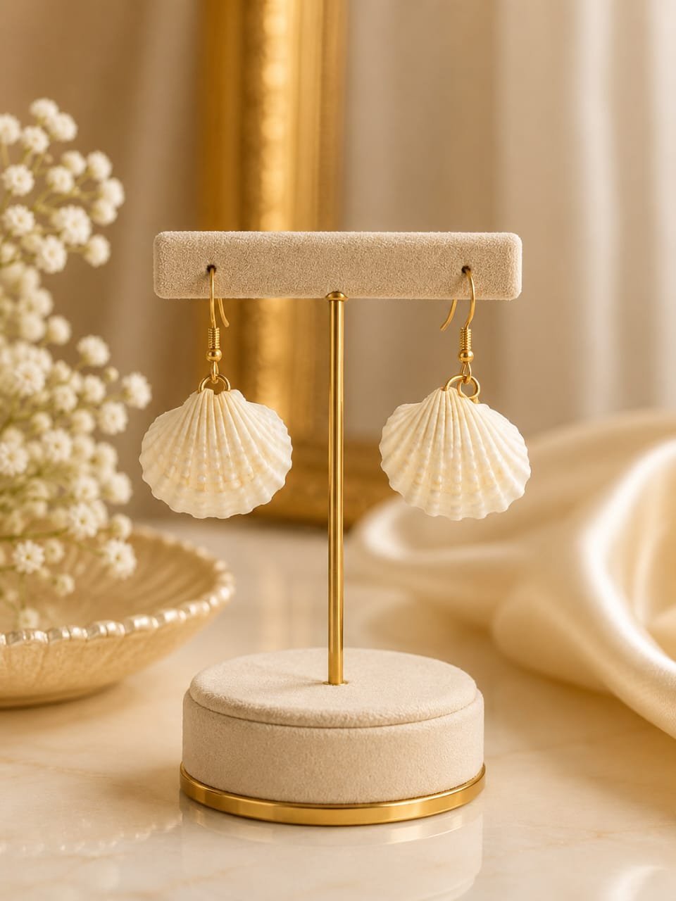 Seaside Shell Elegance Earrings